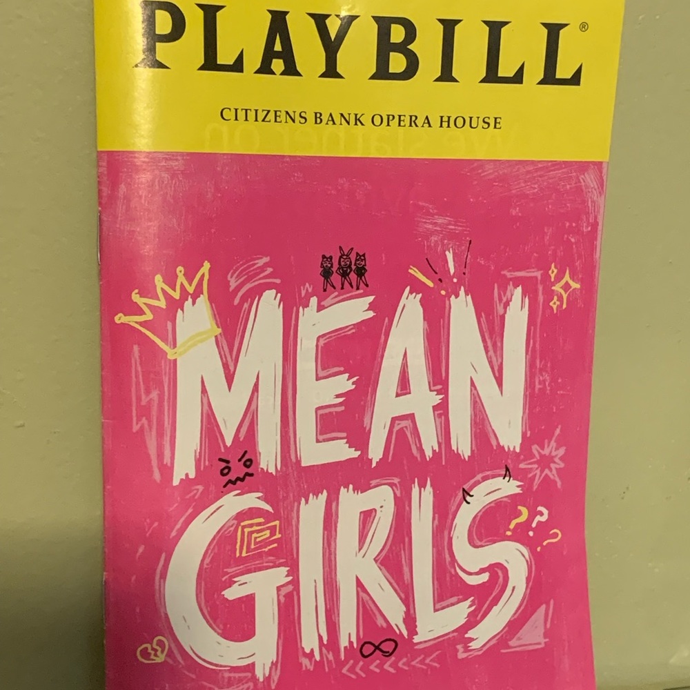 Meangirls playbill January/February 2020